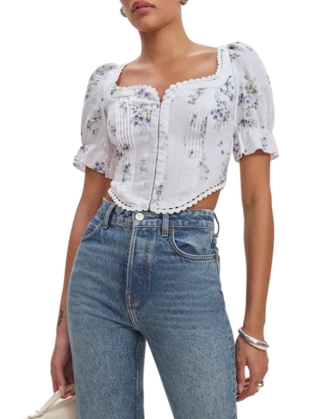 NEW Reformation Simmie Top Truly 0 - Picture 6 of 12